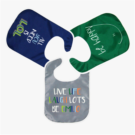 SET DE 3 BABEROS HAPPY