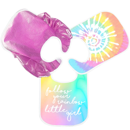 SET DE 3  BABEROS TIE DYE