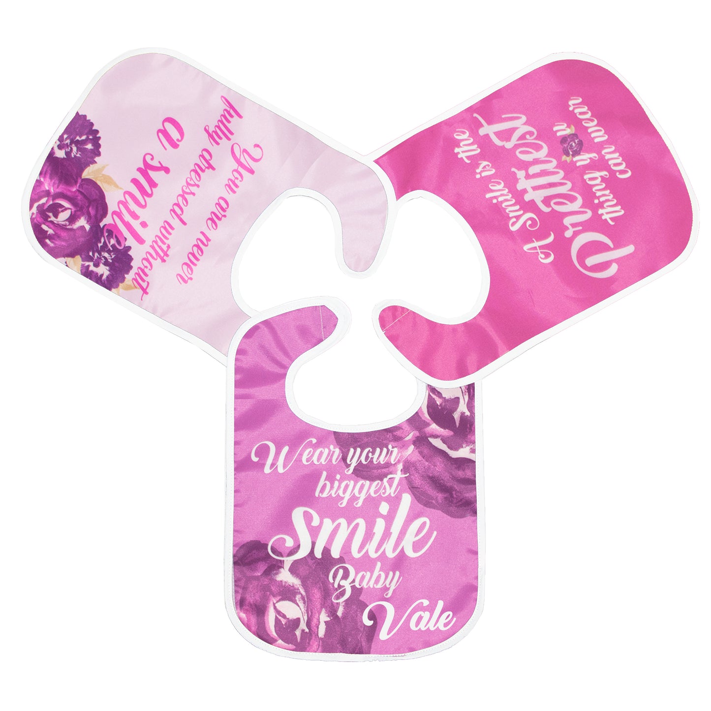 SET DE 3 BABEROS BEAUTIFUL