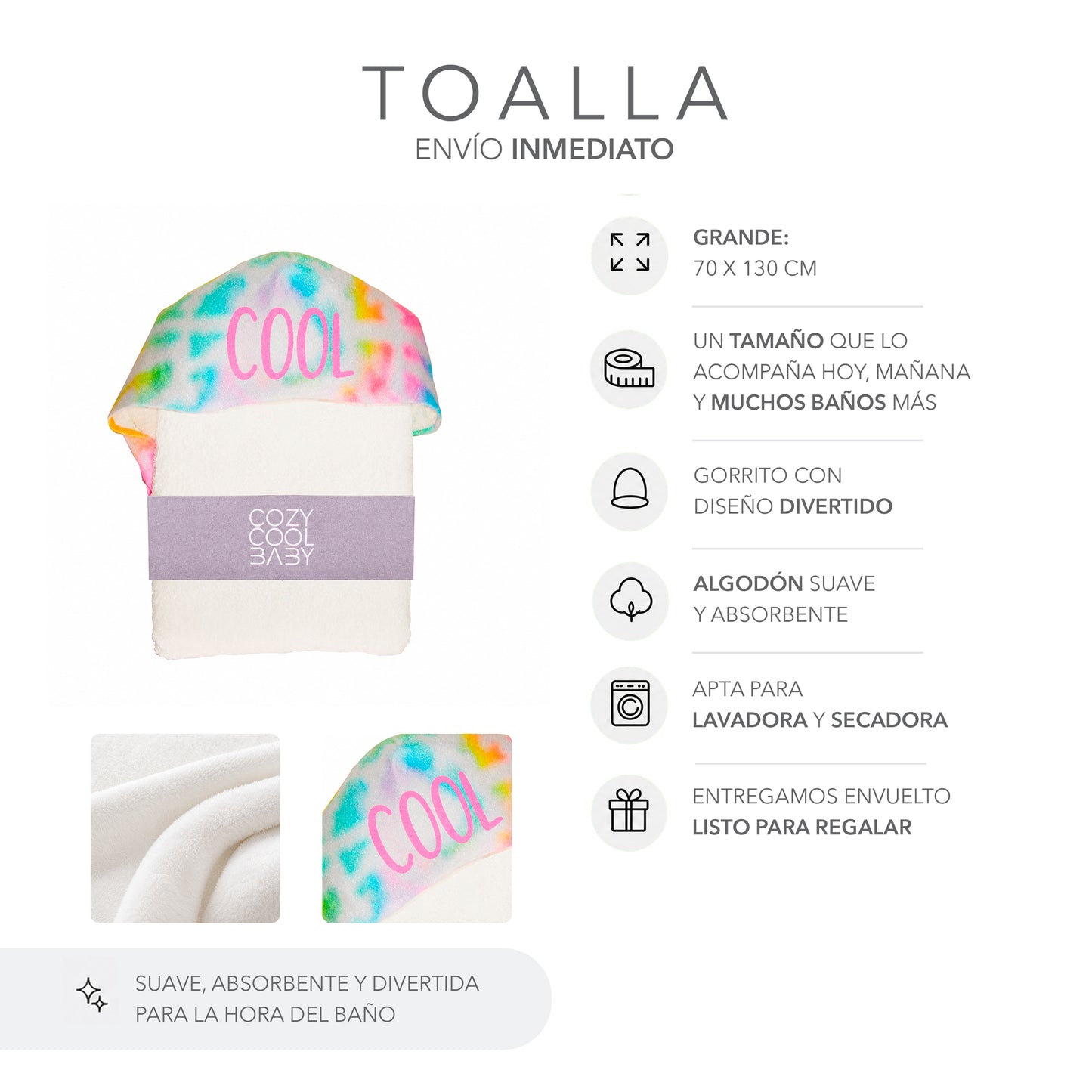 TOALLA TIE DYE - COOL