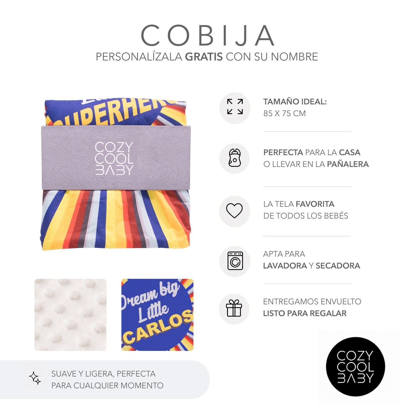 COBIJA SUPERHEROE