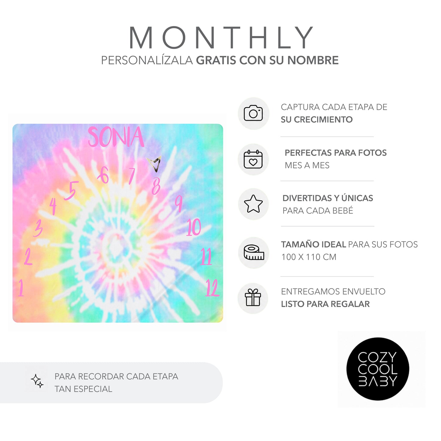 Monthly Blanket TIE DYE