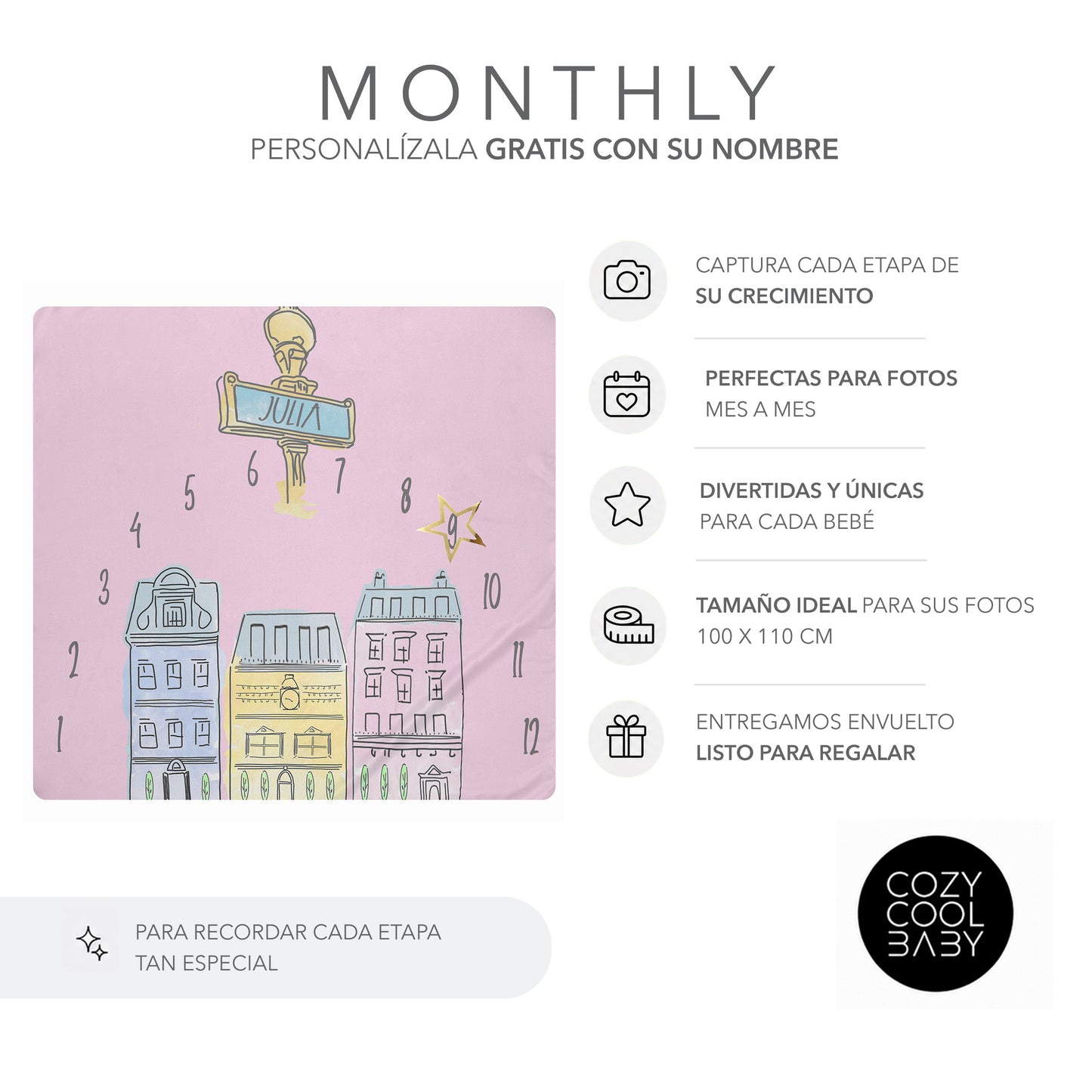 Monthly Blanket TOWN HOUSES