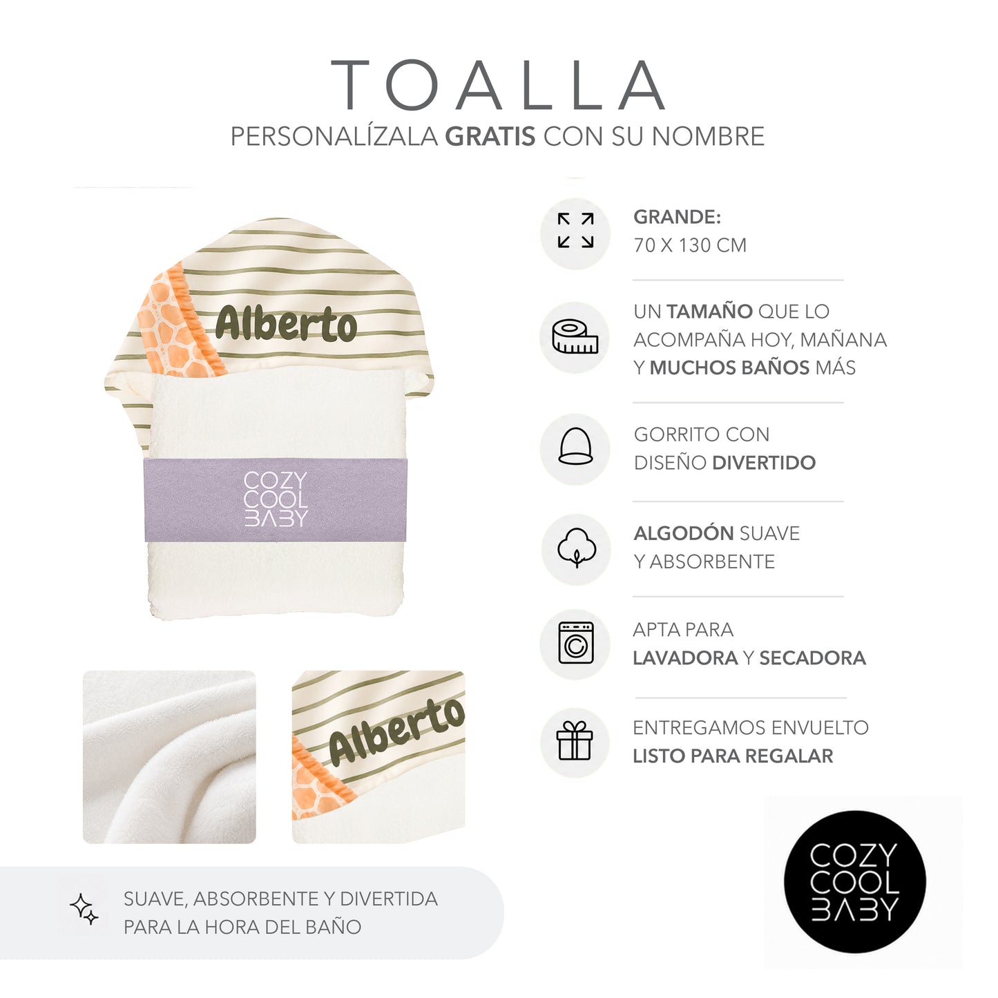 TOALLA ZOOFARI
