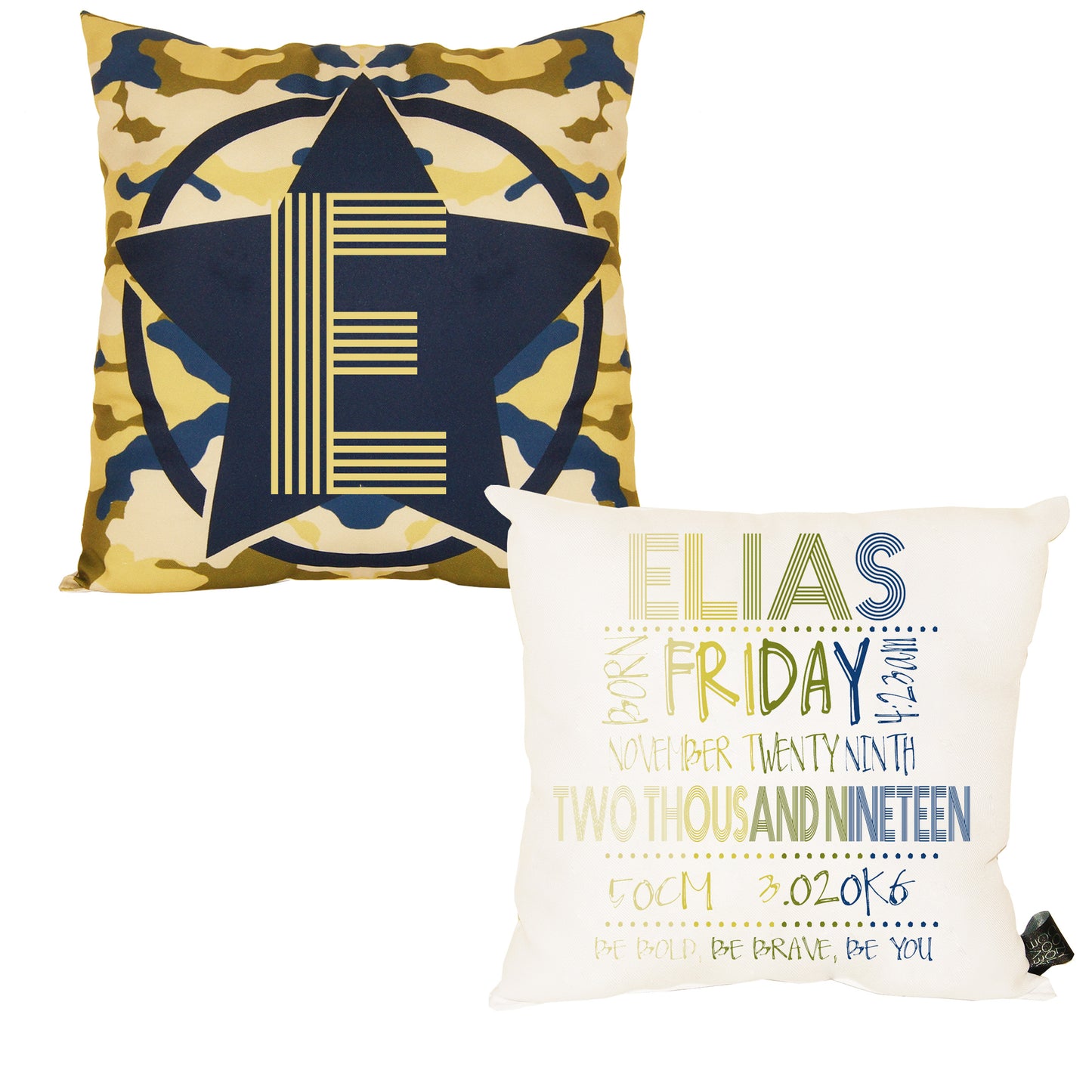 SET DE 2 COJINES CAMOU