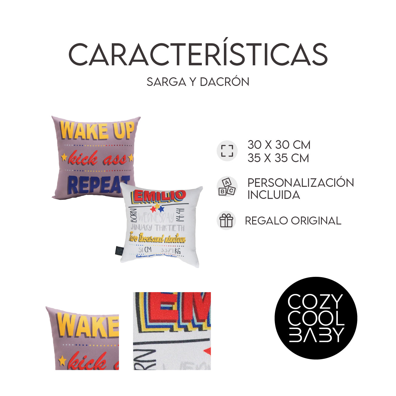 SET DE 2 COJINES SUPERHEROE