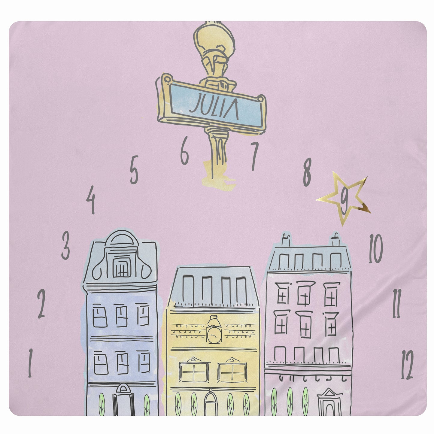 Monthly Blanket TOWN HOUSES