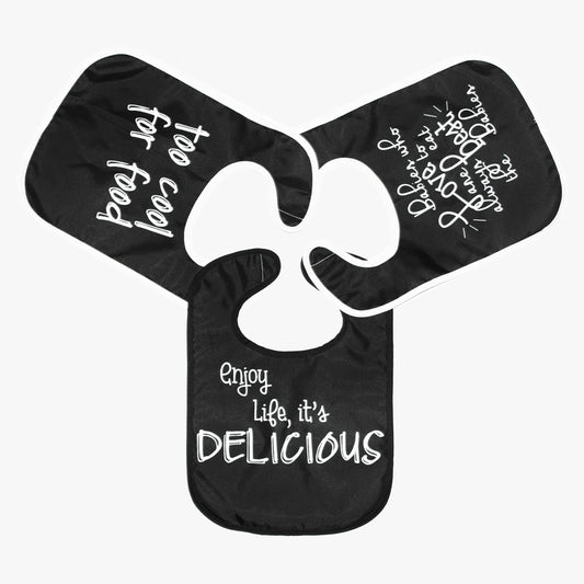 SET DE 3 BABEROS BLACK&WHITE