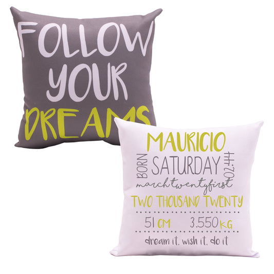 SET DE 2 COJINES DREAMS