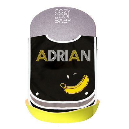 SET DE 3 BABEROS  BANANAS