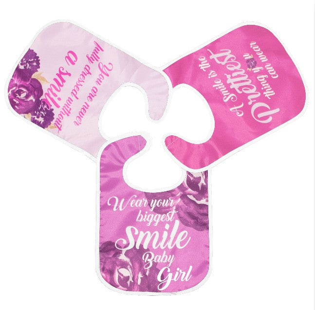 SET DE 3 BABEROS BEAUTIFUL