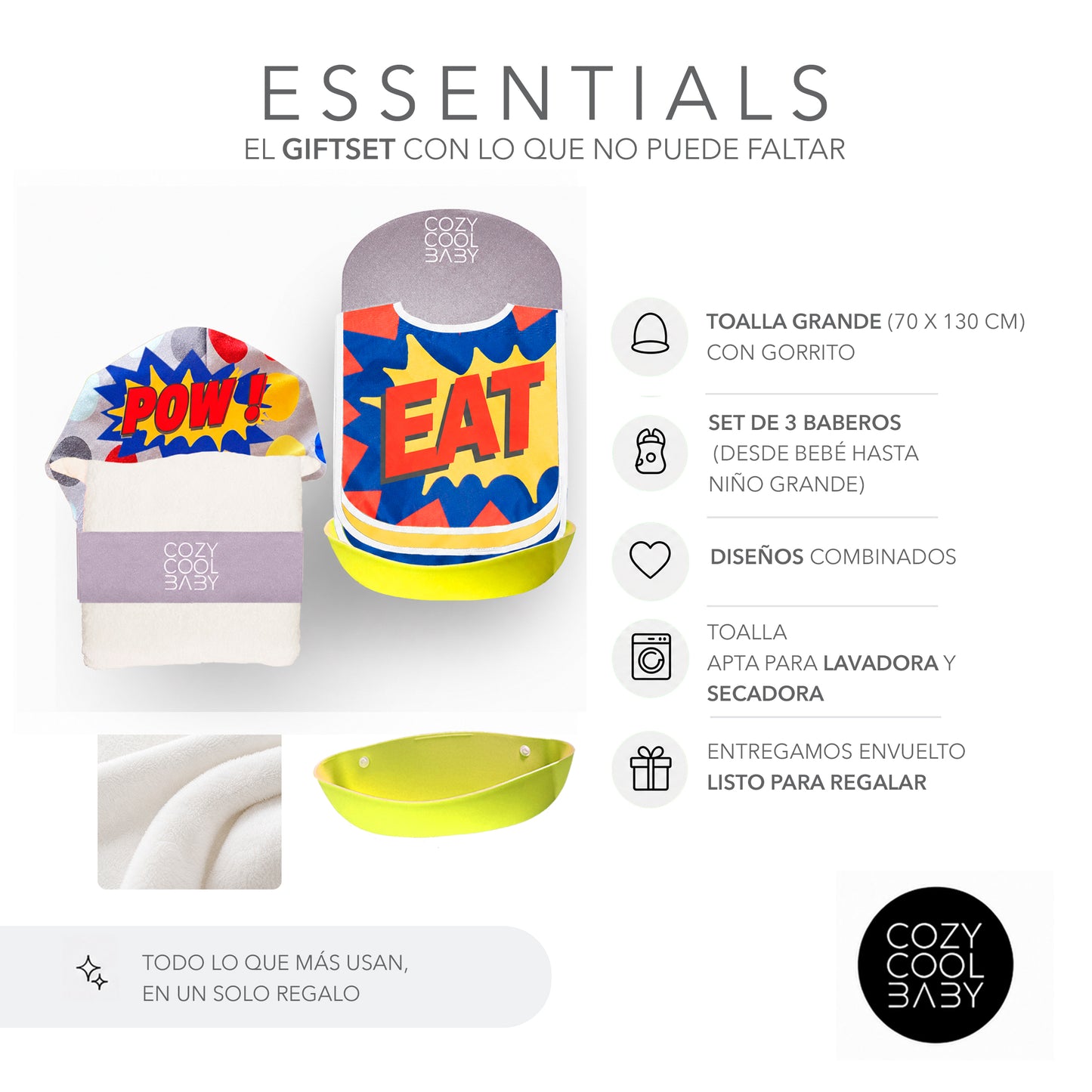 BABY ESSENTIALS GIFTSET - POW !