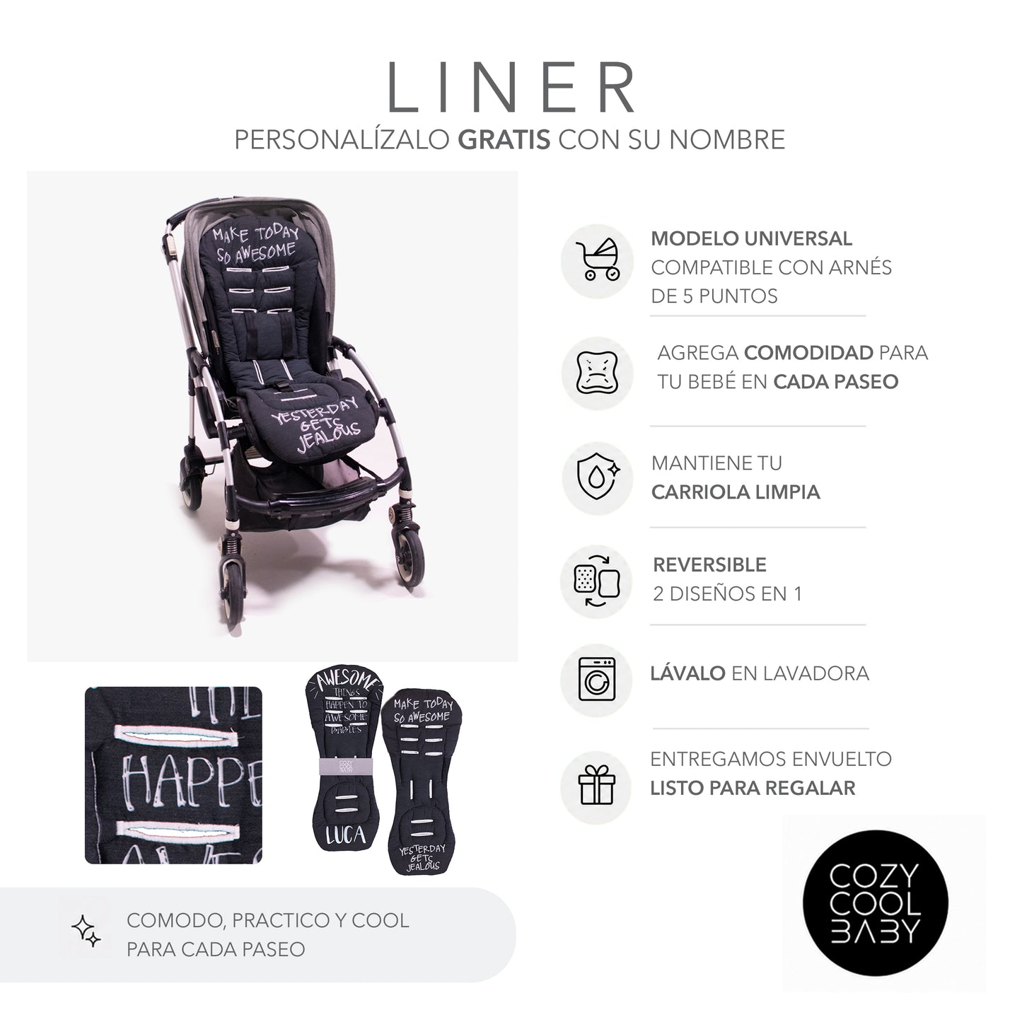 LINER BLACK&WHITE