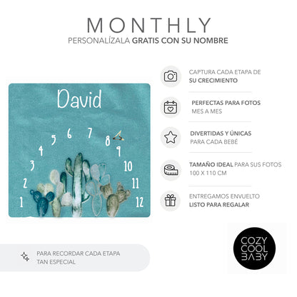 Monthly Blanket CACTUS