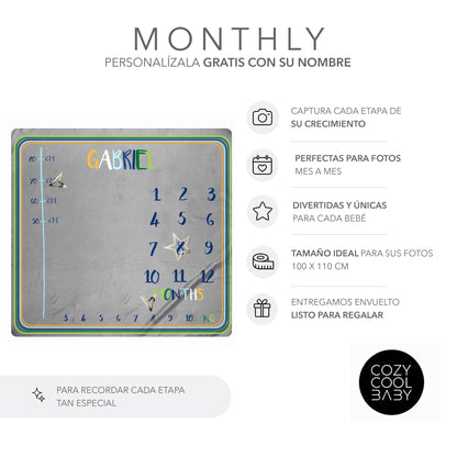 Monthly Blanket HAPPY