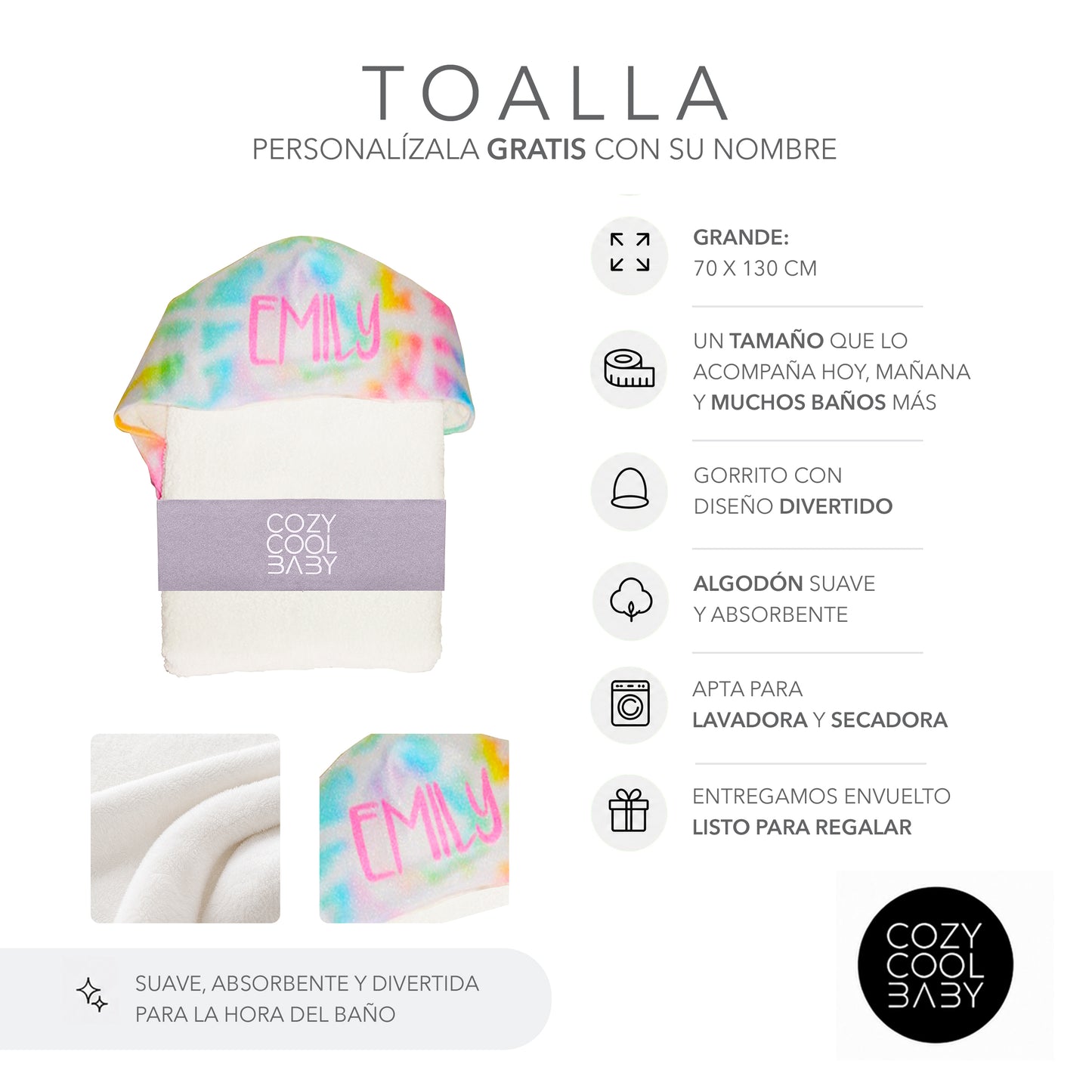 TOALLA TIE DYE