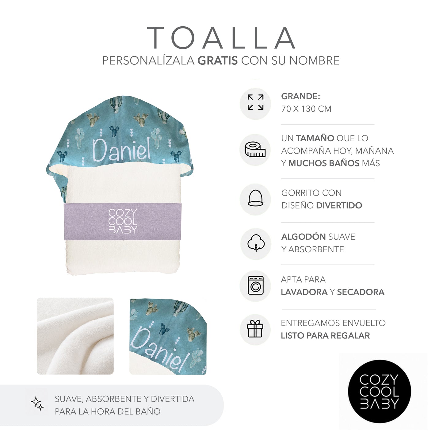TOALLA CACTUS