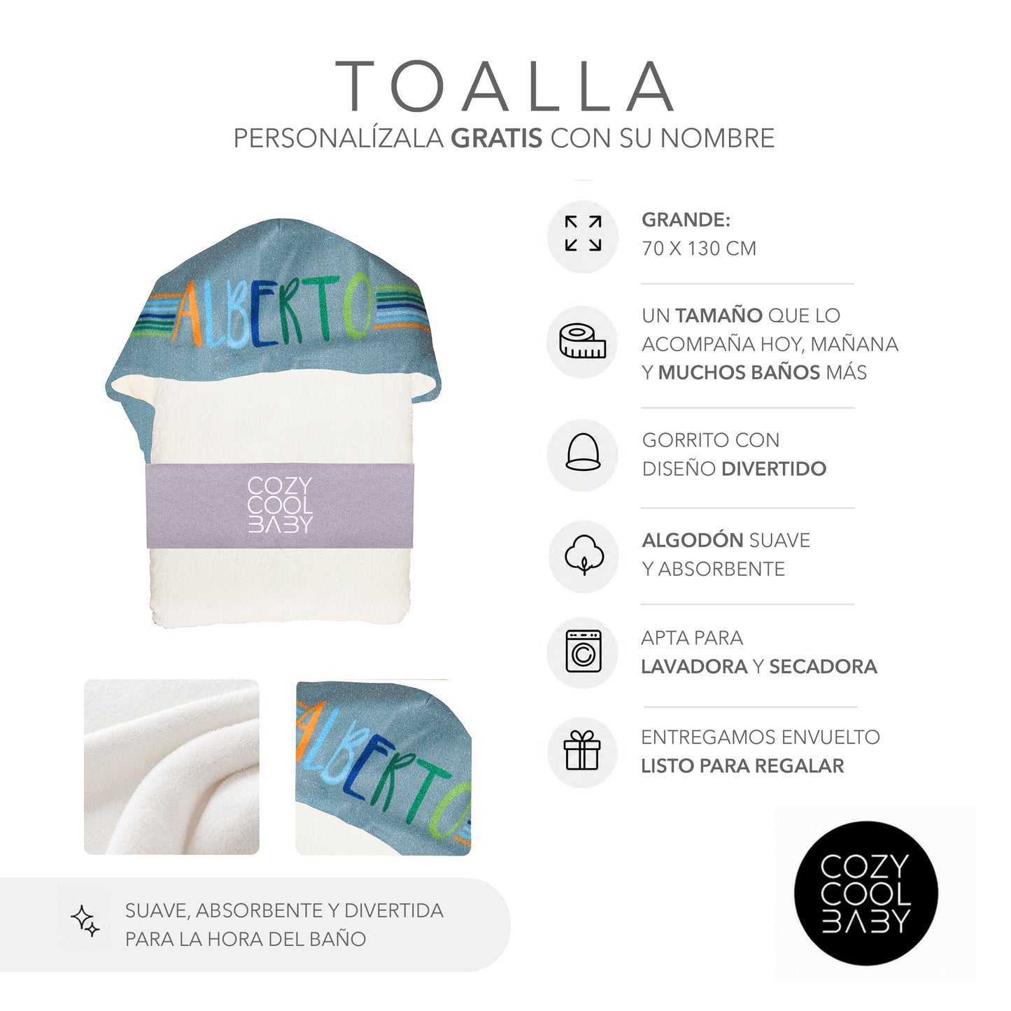 TOALLA HAPPY