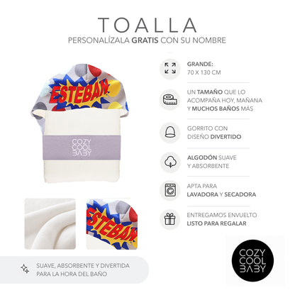 TOALLA SUPERHEROE