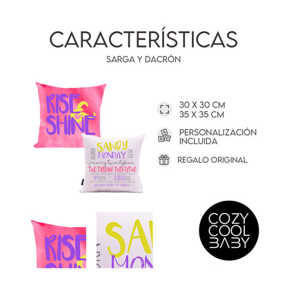 SET DE 2 COJINES NEON