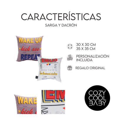 SET DE 2 COJINES SUPERHEROE