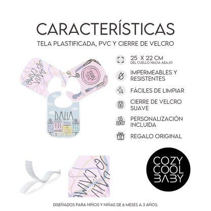 SET DE 3 BABEROS TOWN HOUSES