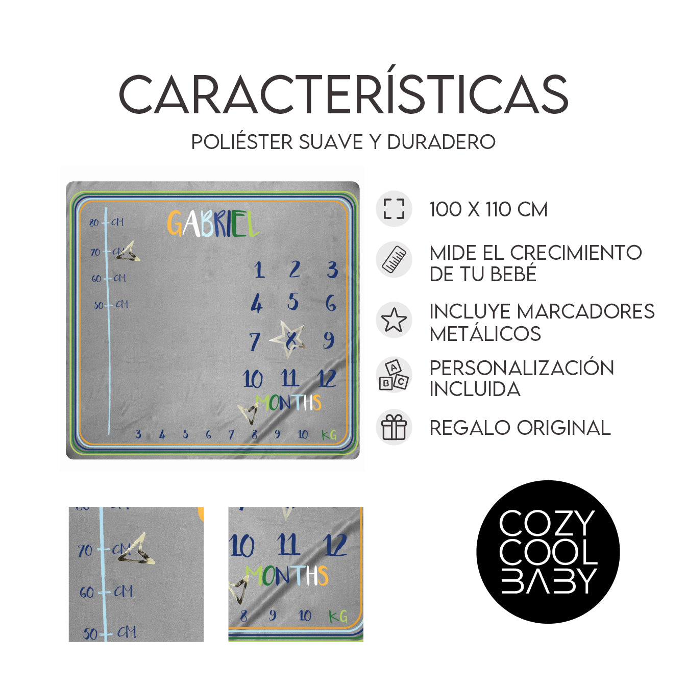 Monthly Blanket HAPPY