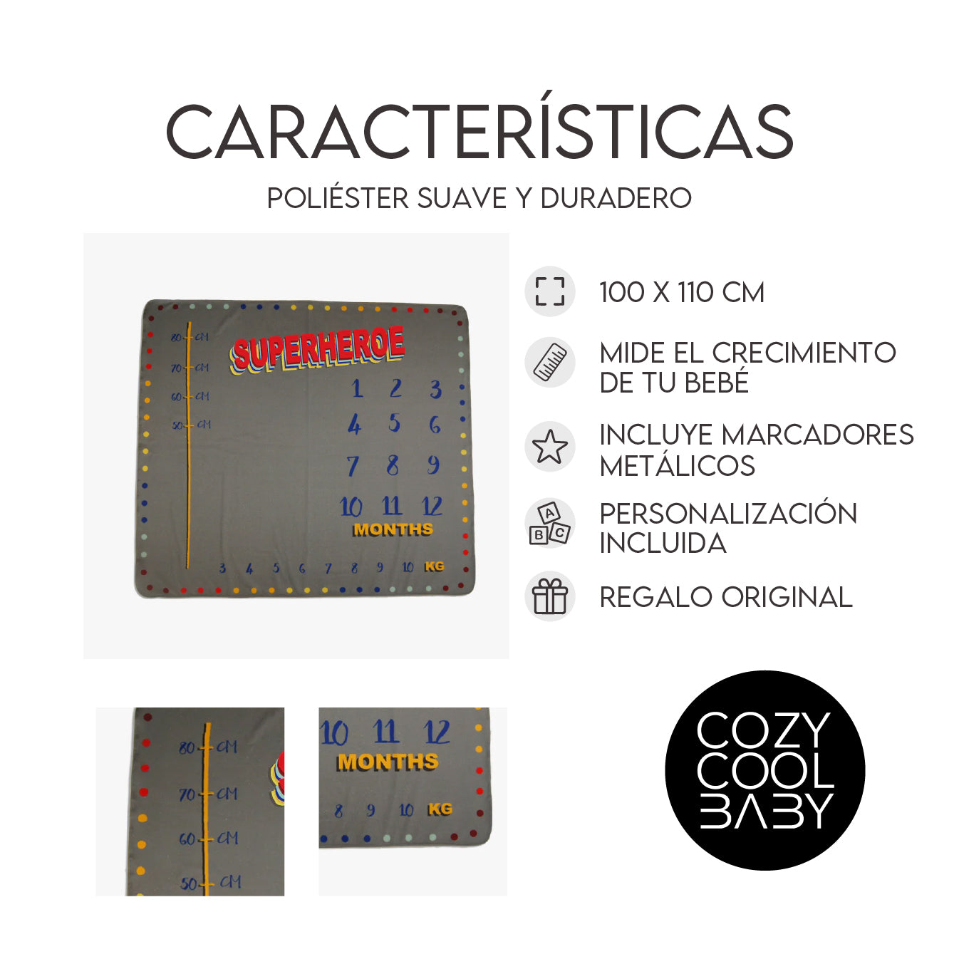 Monthly Blanket SUPERHEROE