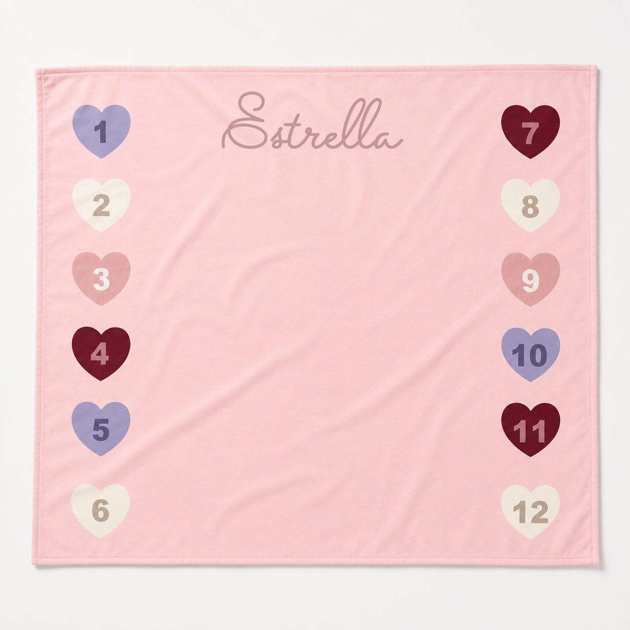 Monthly Blanket CORAZONES