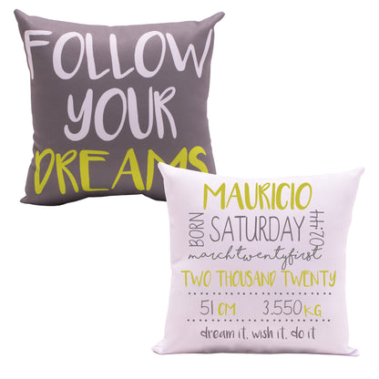 SET DE 2 COJINES DREAMS